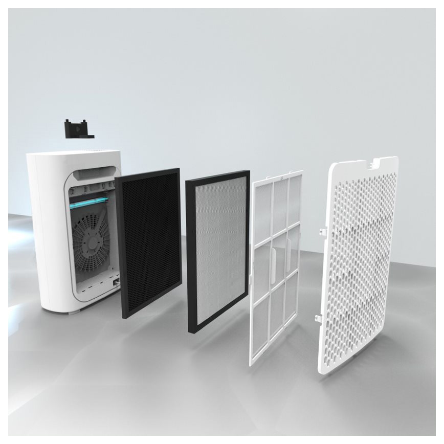 Purificator inteligent de aer Pro M cu afișaj LED 20W/230V Wi-Fi Tesla