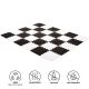 Puzzle din spumă LUNO 30 buc. negru/alb KINDERKRAFT