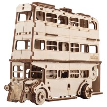 Puzzle mecanic 3D din lemn, Autobuzul Salvator Harry Potter Ugears