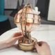 Puzzle mecanic 3D din lemn, glob strălucitor RoboTime