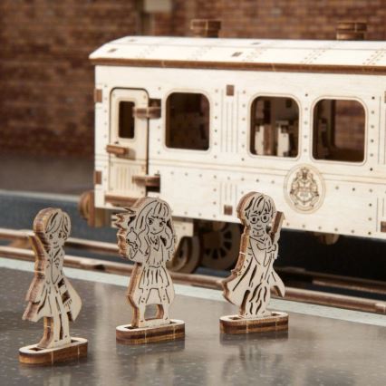 Puzzle mecanic 3D din lemn Harry Potter Expresul Hogwarts Ugears