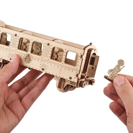 Puzzle mecanic 3D din lemn Harry Potter Expresul Hogwarts Ugears