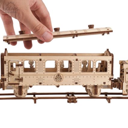 Puzzle mecanic 3D din lemn Harry Potter Expresul Hogwarts Ugears