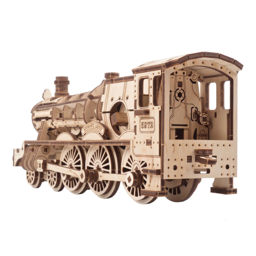 Puzzle mecanic 3D din lemn Harry Potter Expresul Hogwarts Ugears