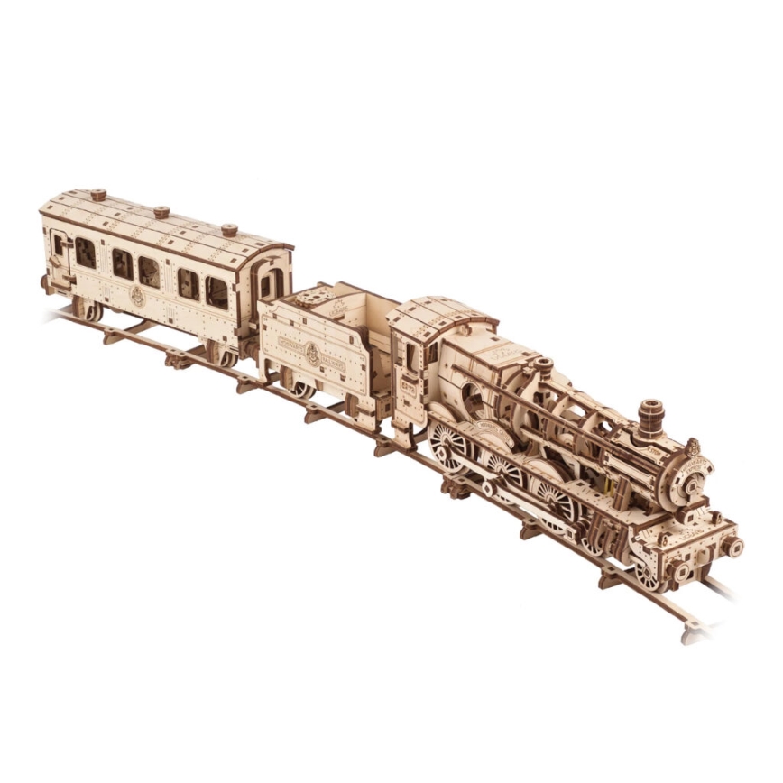 Puzzle mecanic 3D din lemn Harry Potter Expresul Hogwarts Ugears
