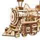 Puzzle mecanic 3D din lemn, locomotivă cu abur RoboTime