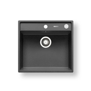 Pyramis 70007601 - Chiuvetă de bucătărie CAMEA 50 x 53 cm granit/negru