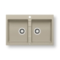 Pyramis 70053101 - Chiuvetă de bucătărie SPARTA 78x50 cm granit/bej