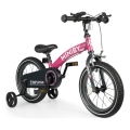 QPlay - Bicicletă pentru copii 14 MINIBY 3în1 roz
