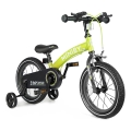 QPlay - Bicicletă pentru copii 14 MINIBY 3în1 verde