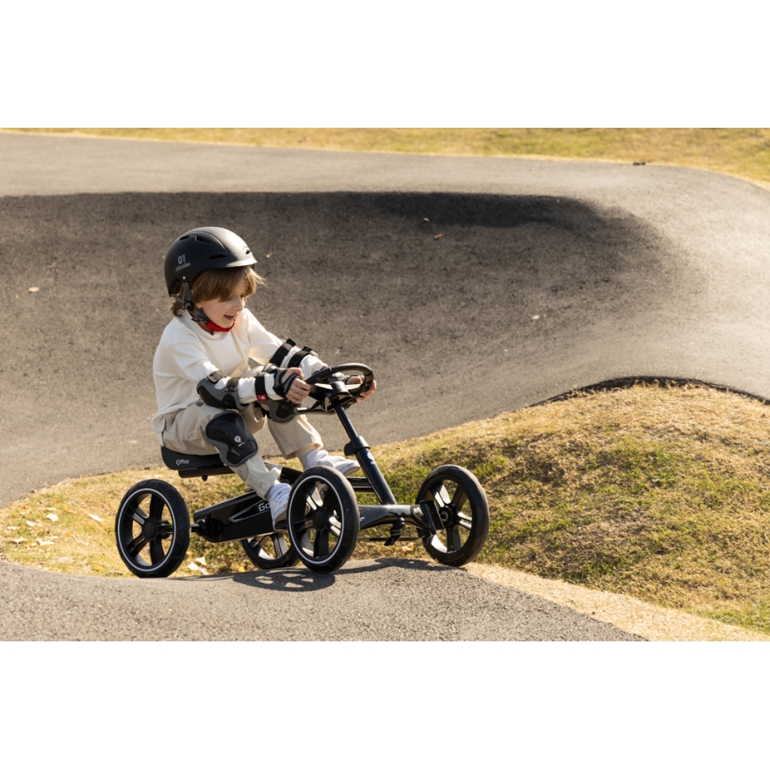 QPlay - Quad GO KART pentru copii, negru