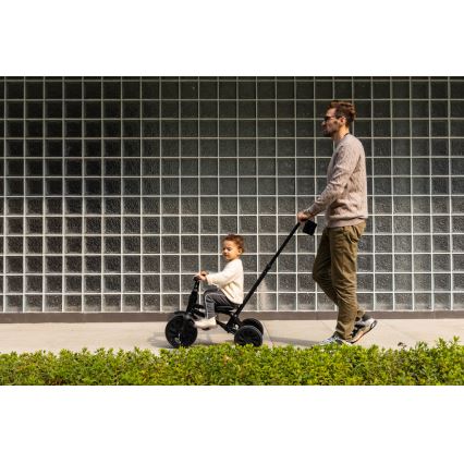 QPlay - Tricicletă pentru copii 5în1 NOVA MAX, neagră