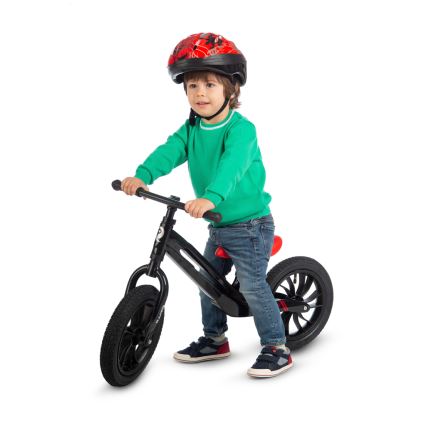 QPlay - Bicicletă fără pedale RACER AIR negru/roșu