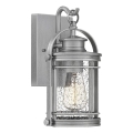 Quintiesse - Aplică de exterior BOOKER S 1xE27/60W/230V IP44 crom mat