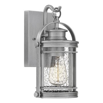 Quintiesse - Aplică de exterior BOOKER S 1xE27/60W/230V IP44 crom mat