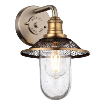 Quintiesse - Aplica de perete pentru baie RIGBY 1xE27/40W/230V IP44 bronz