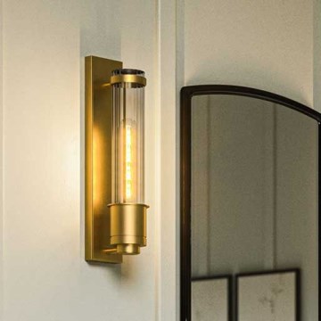 Quintiesse - Aplica de perete pentru baie WELLINGTON 1xE27/60W/230V IP44 auriu