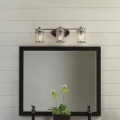 Quintiesse - Aplica de perete pentru exterior ASHLAND BAY 3xE27/60W/230V IP44 crom lucios