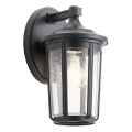 Quintiesse - Aplica de perete pentru exterior FAIRFIELD M, 1xE27/60W/230V, IP44, negru