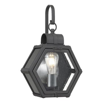 Quintiesse - Aplică de perete pentru exterior HEATH M 1xE27/60W/230V IP44, neagră