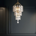 Quintiesse - Candelabru cu lanț MERIDIAN 9xE14/40W/230V, diam. 57,2 cm, auriu