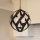 Quintiesse - Candelabru exterior cu lanț BLACKSMITH, 4xE14/40W/230V, Ø 50,1 cm, IP44, negru