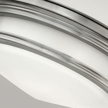 Quintiesse - Plafonieră de exterior HADRIAN 2xE27/40W/230V Ø 30,5 cm IP44 crom mat