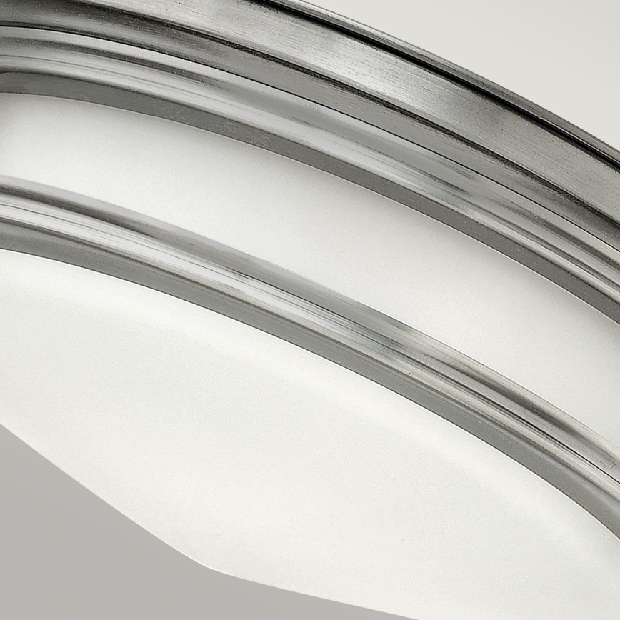 Quintiesse - Plafonieră de exterior HADRIAN 2xE27/40W/230V Ø 30,5 cm IP44 crom mat