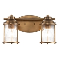 Quintiesse - Lampă de perete pentru baie ASHLAND BAY 2xE27/60W/230V IP44 bronz