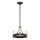 Quintiesse - Lustră pe tijă SILAS, 3x E27/60W/230V, Ø 42,2 cm, negru/auriu