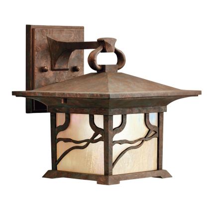 Quintiesse - Aplică de perete exterior MORRIS M 1xE27/60W/230V IP44 bronzată