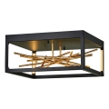 Quintiesse - Plafonier STYX LED/8W/230V negru/auriu