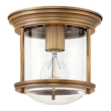 Quintiesse - Plafonieră de exterior HADRIAN, 1xE27/60W/230V, Ø 19,6 cm, IP44, bronz