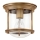 Quintiesse - Plafonieră de exterior HADRIAN, 1xE27/60W/230V, Ø 19,6 cm, IP44, bronz