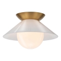 Quintiesse - Plafonieră SAUCER, soclu 1x E27, 40W/230V, diam. 36,6 cm, auriu