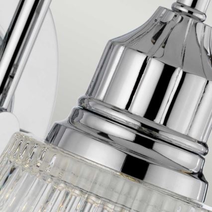 Quintiesse - Aplică de perete LED pentru baie ADDISON 1xG9/3W/230V IP44 crom lucios