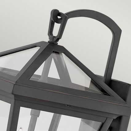 Quintiesse - Aplică de perete pentru exterior ALFORD S, 2x E14, max. 40 W, 230 V, IP44, neagră