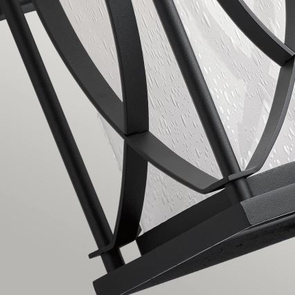 Quintiesse - Aplică de exterior ASHBERN M 1xE27/60W/230V IP44, neagră