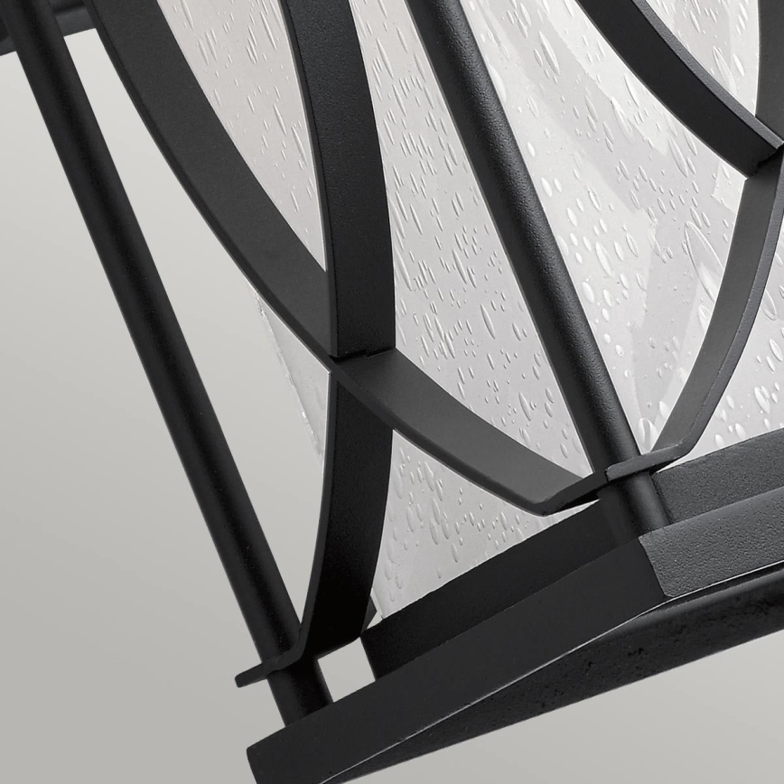 Quintiesse - Aplică de exterior ASHBERN M 1xE27/60W/230V IP44, neagră