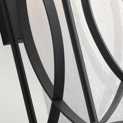 Quintiesse - Aplică de exterior ASHBERN M 1xE27/60W/230V IP44, neagră