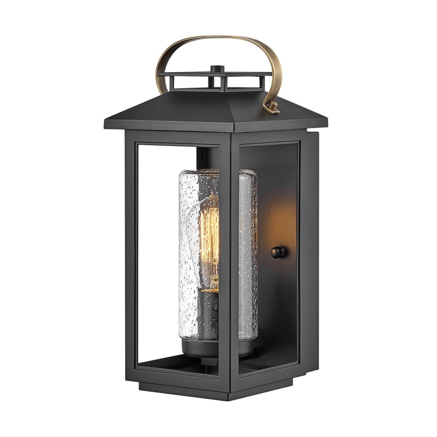 Quintiesse - Aplica de perete pentru exterior ATWATER S 1xE27/60W/230V IP44 negru