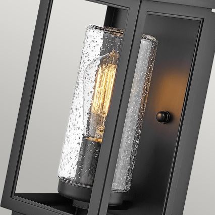 Quintiesse - Aplica de perete pentru exterior ATWATER S 1xE27/60W/230V IP44 negru