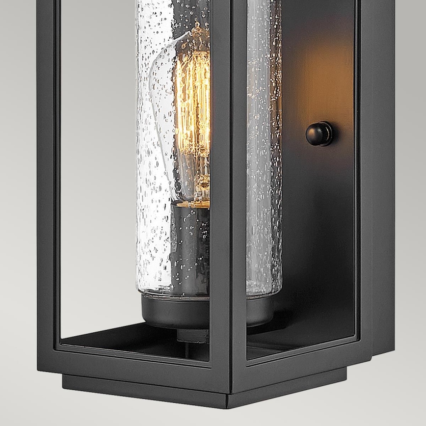 Quintiesse - Aplica de perete pentru exterior ATWATER S 1xE27/60W/230V IP44 negru