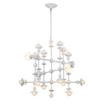 Quintiesse - Candelabru pe tijă CADENCE, 18xE14/40W/230V, alb
