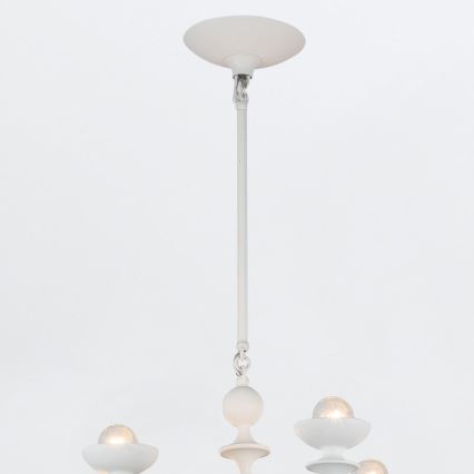 Quintiesse - Candelabru pe tijă CADENCE, 18xE14/40W/230V, alb