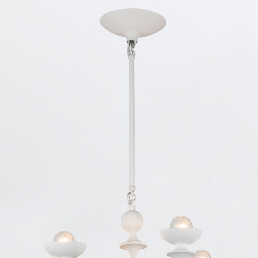 Quintiesse - Candelabru pe tijă CADENCE, 18xE14/40W/230V, alb