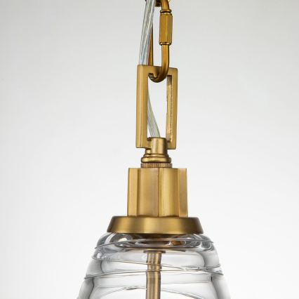 Quintiesse - Lustră pe lanț ELMORE, 1xE27/60W/230V, aurie