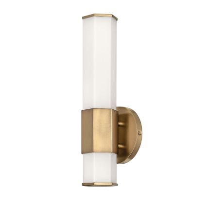 Quintiesse - Lampă LED de perete pentru baie FACET, 12W/230V, IP44, finisaj auriu