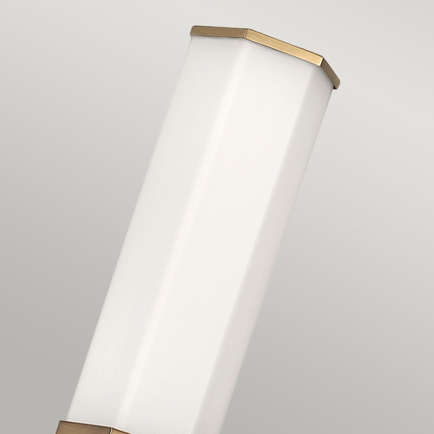 Quintiesse - Lampă LED de perete pentru baie FACET, 12W/230V, IP44, finisaj auriu