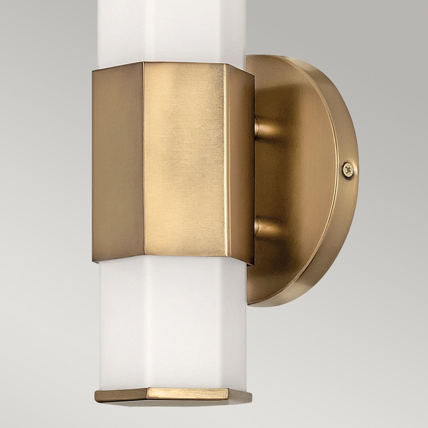 Quintiesse - Lampă LED de perete pentru baie FACET, 12W/230V, IP44, finisaj auriu
